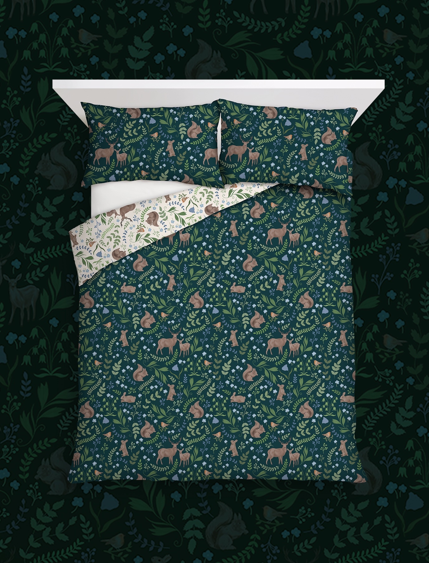 4D_F&F Home Woodland Duvet Set Double King